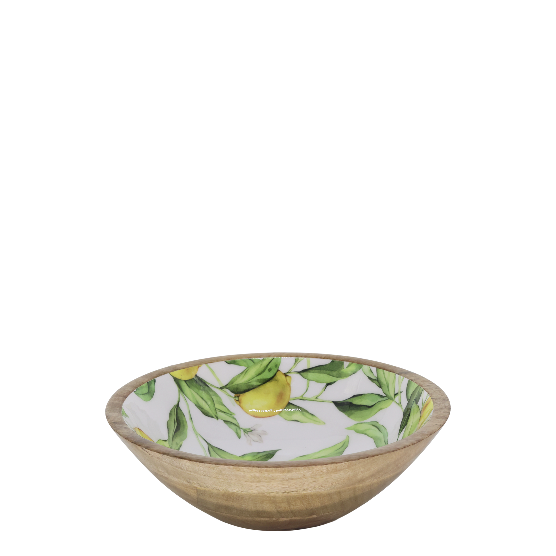 Skål m. Citroner – Mangotræ – Ø25 cm | Chic Antique Skåle Chic Antique