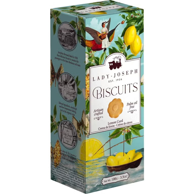 Lady Joseph Lemon Curd Biscuits – 100 g Lady Joseph