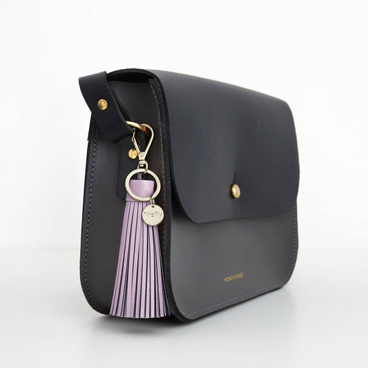 Reflekterende Kvast Vedhæng - Lilla Firefly Reflectors