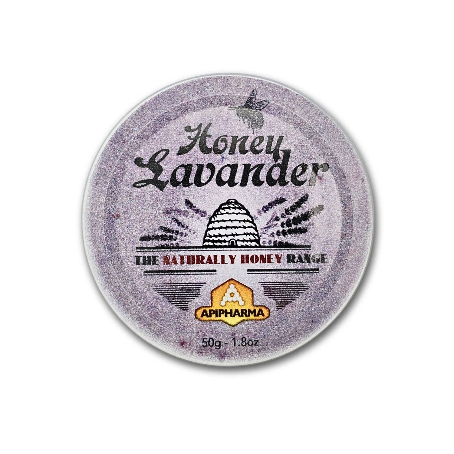 Lavendel Honning Pastiller 45g - François Groslière Design i Metalæske Bonbon-France