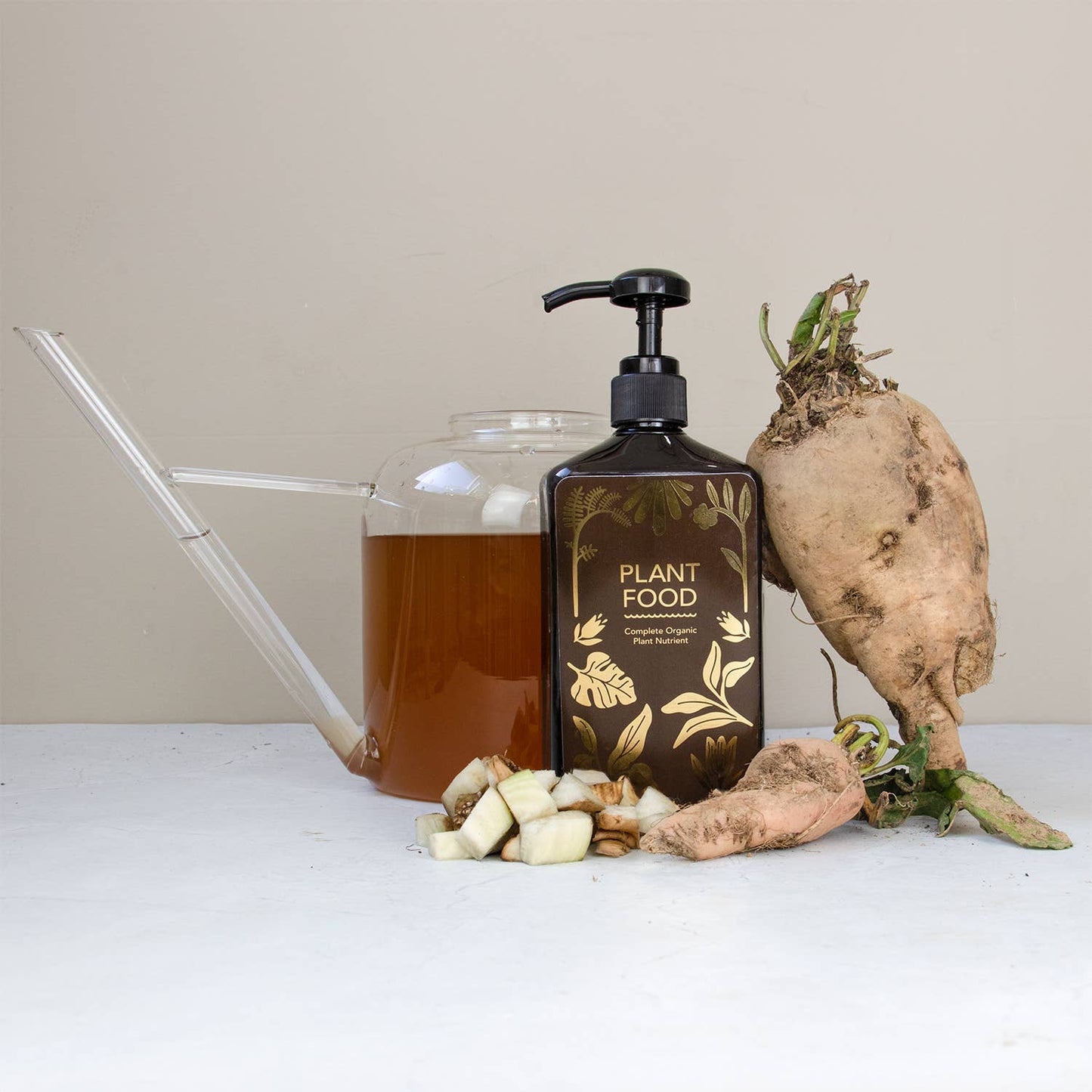 Komplet Økologisk Plantenæring 450 ml – Pumpeflaske Botanopia