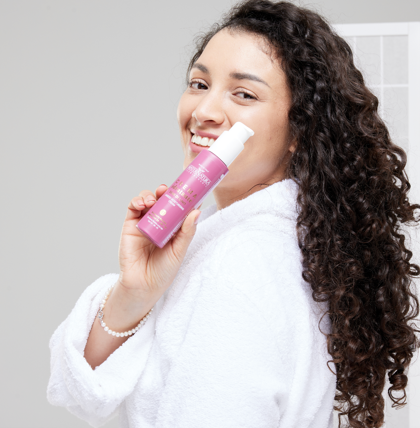 Fugtgivende Krøllecreme 100ml – Hørfrø til Krøllet Hår 3a-3b-3c MaterNatura