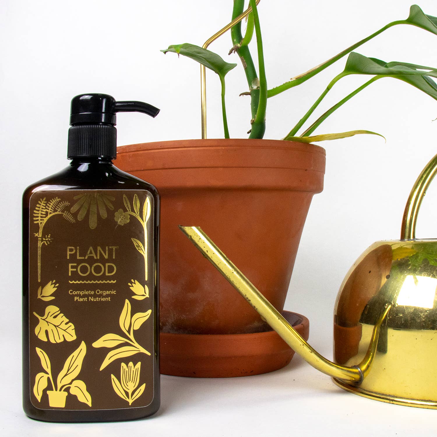 Komplet Økologisk Plantenæring 450 ml – Pumpeflaske Botanopia