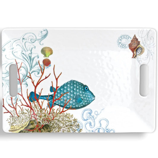 Melamin serveringsbakke sea life Michel Design Works