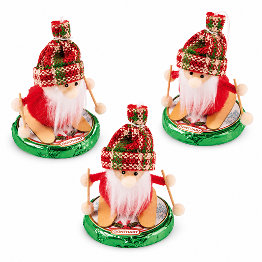 Julemanden Medaljon – Mælkechokolade med Pralinécreme – 24 g | ADG Diffusion Chokolade ADG Diffusion