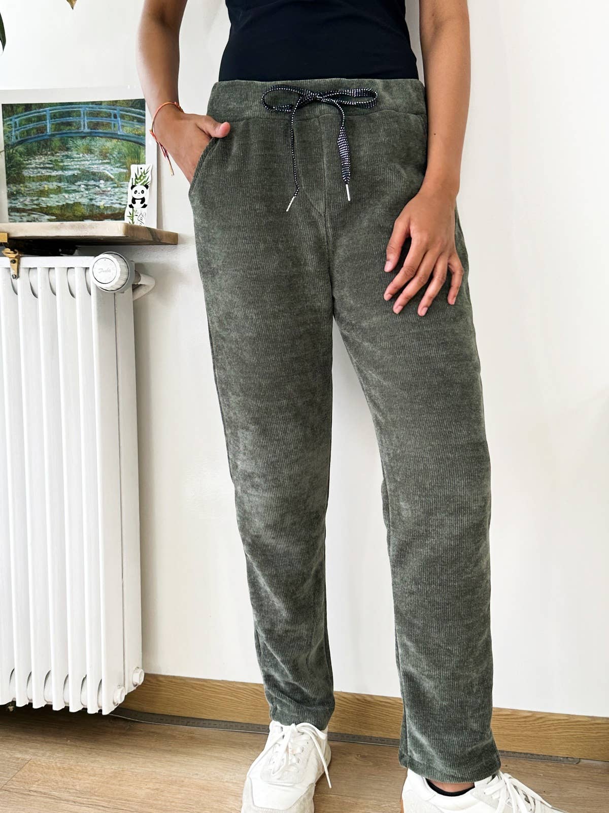 Buks Fløjl Miracle Joggere - Flere Farver | ZAFA PARIS ZAFA PARIS khaki