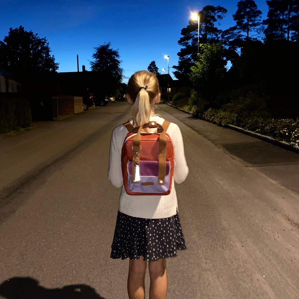 Deluxe taske Reflektor lyserød og guld