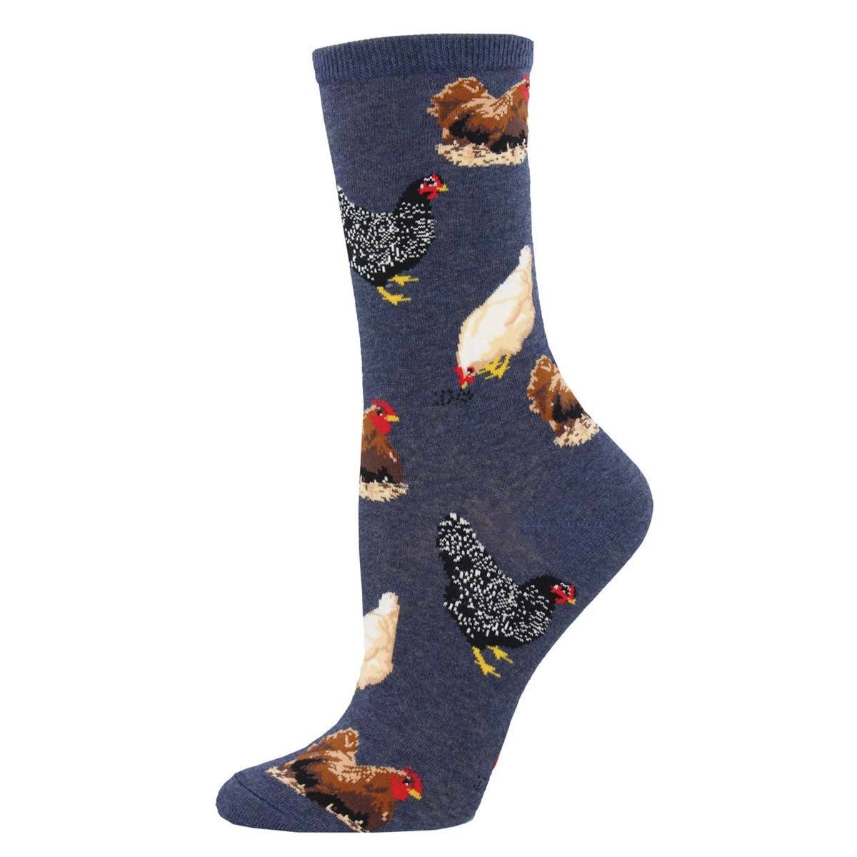 Sokker med hønsehusmotiv | Socksmith Sokker Socksmith Europe 36/40 Navy