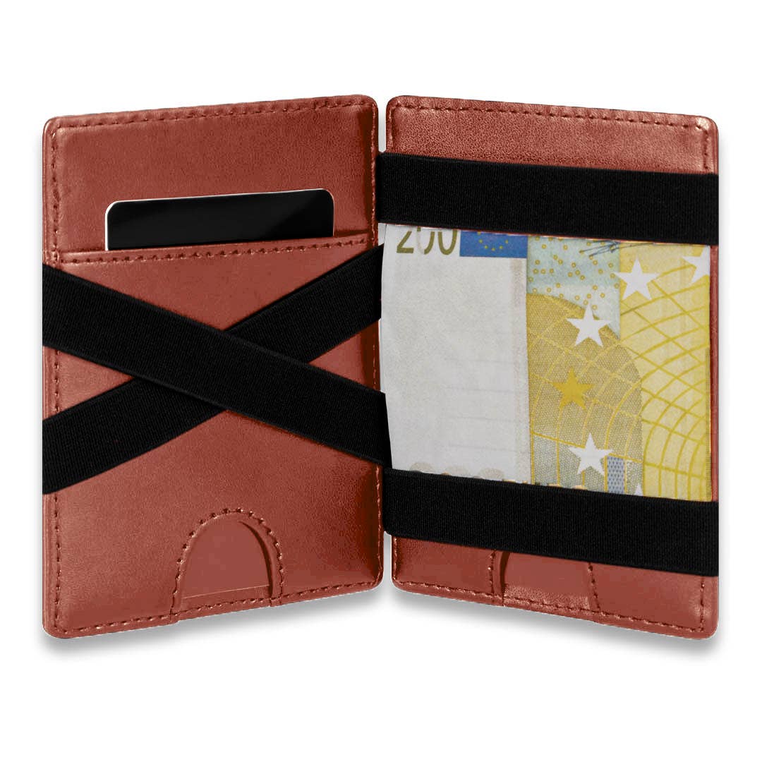 Flippung til Mænd i Naturlæder - RFID-Beskyttelse & Plads til 5 Kort | James Hawk Apparel & Accessories James Hawk