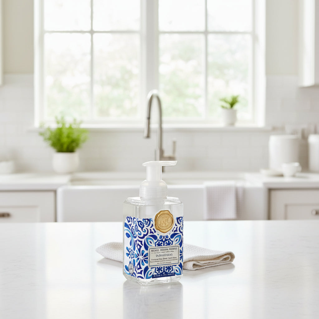 Skum Håndsæbe Indigo Seas - 530 ml | Michel Design Works Skum håndsæbe Michel Design Works