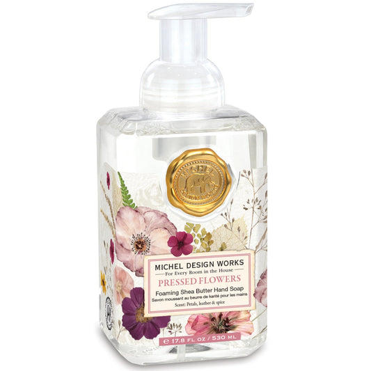 Skum Håndsæbe Pressed flowers 530 ml - Michel Design Works Skum håndsæbe Michel Design Works