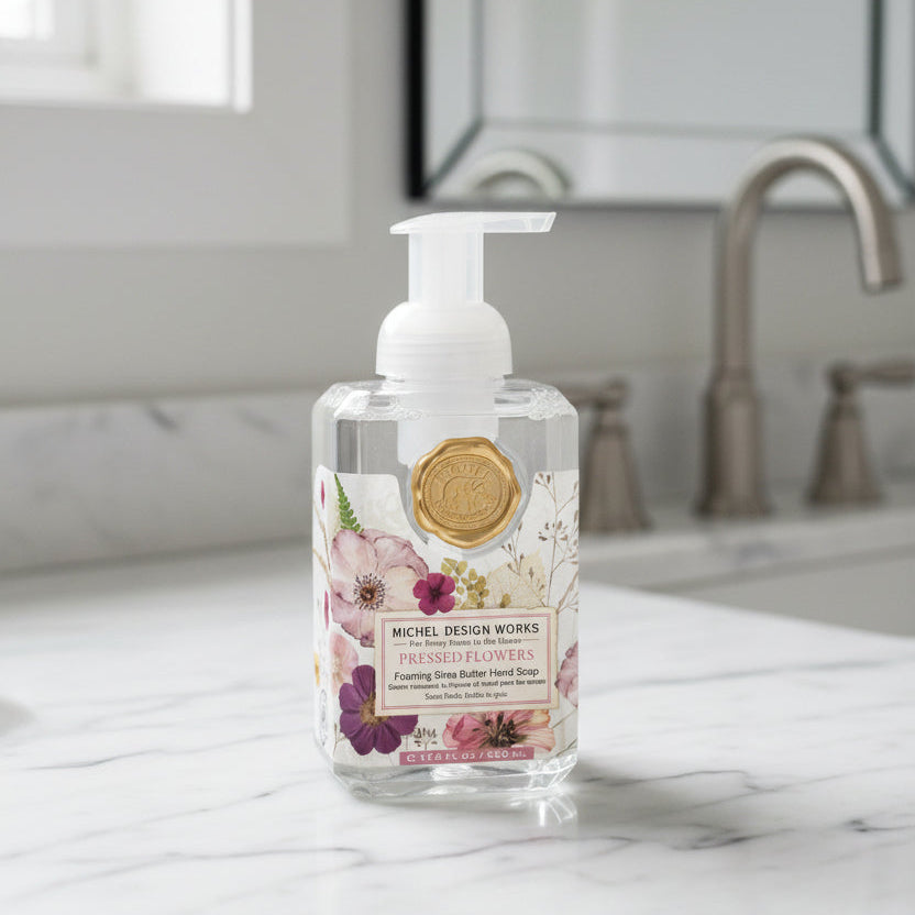Skum Håndsæbe Pressed Flowers - 530 ml | Michel Design Works Skum håndsæbe Michel Design Works