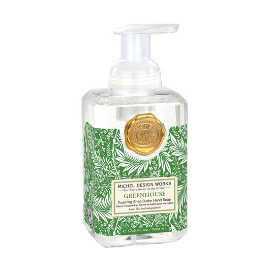 Skum Håndsæbe – Duft af Grapefrugt & Basilikum | Greenhouse 530 ml Skum håndsæbe Michel Design Works