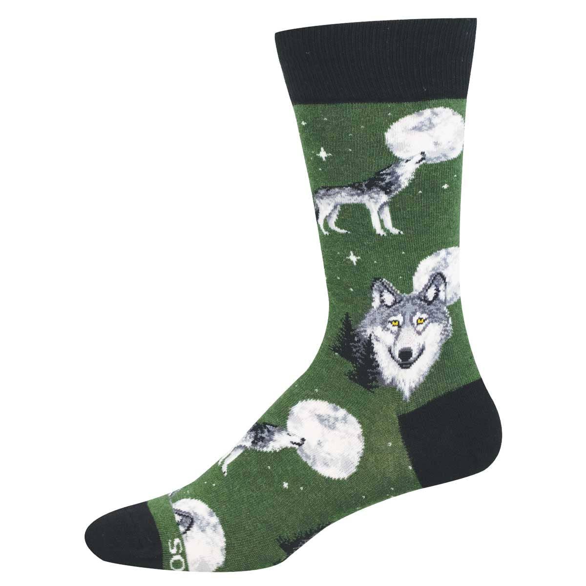 Sokker med ulv og måne | Socksmith Sokker Socksmith Europe