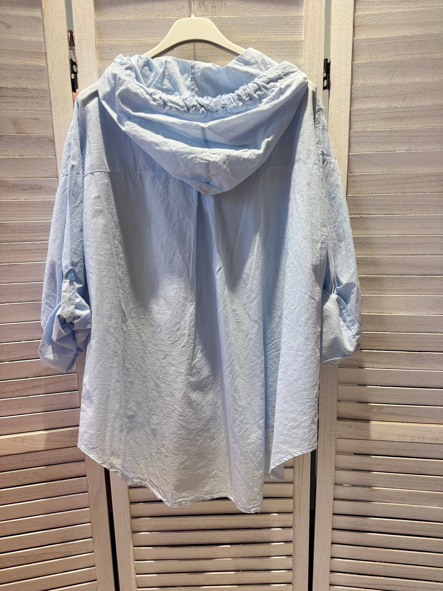 Skjorte med Hætte og Cirkelmønster - 3/4 Ærmer | VICTORIA&ISAAC VICTORIA&ISAAC