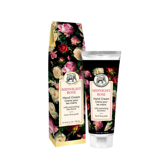 Håndcreme i gaveæske Midnight rose Michel design works