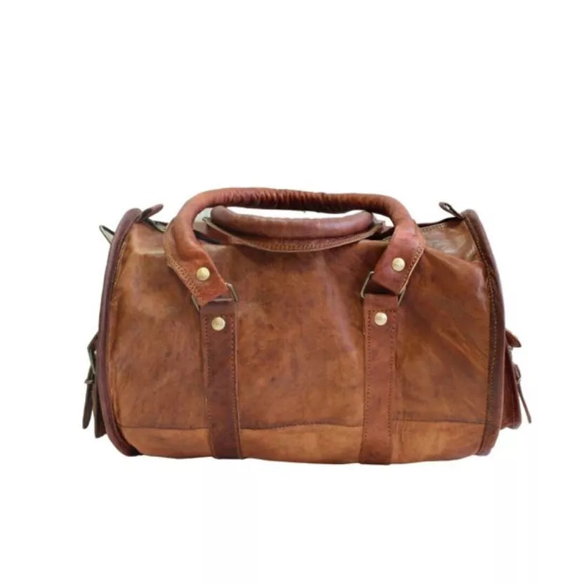 Bowlingtaske i Ægte Læder med Lynlås SOARA Saora