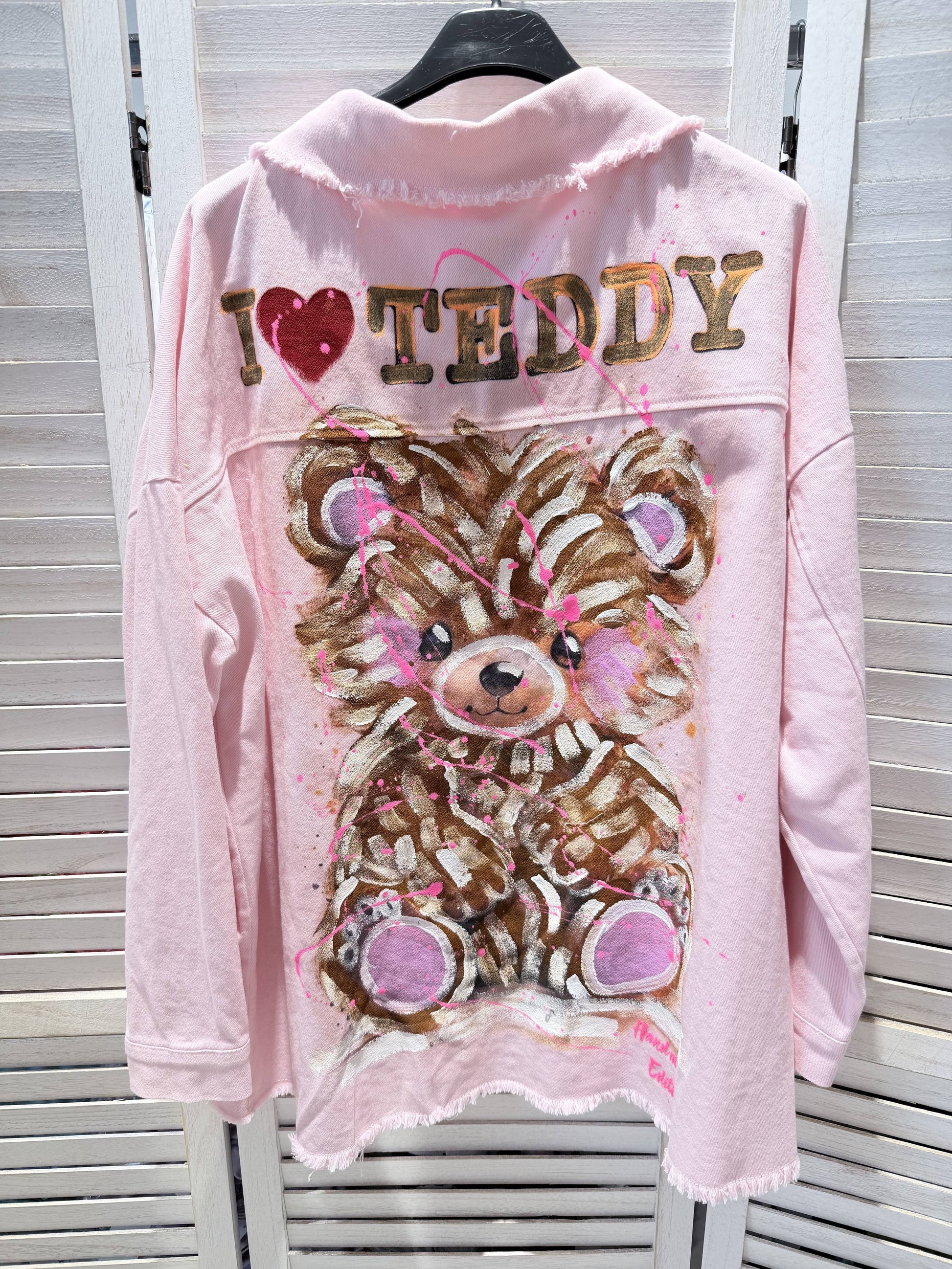 Oversized teddyjakke med bamseprint – Victoria & Isaac VICTORIA&ISAAC One-Size