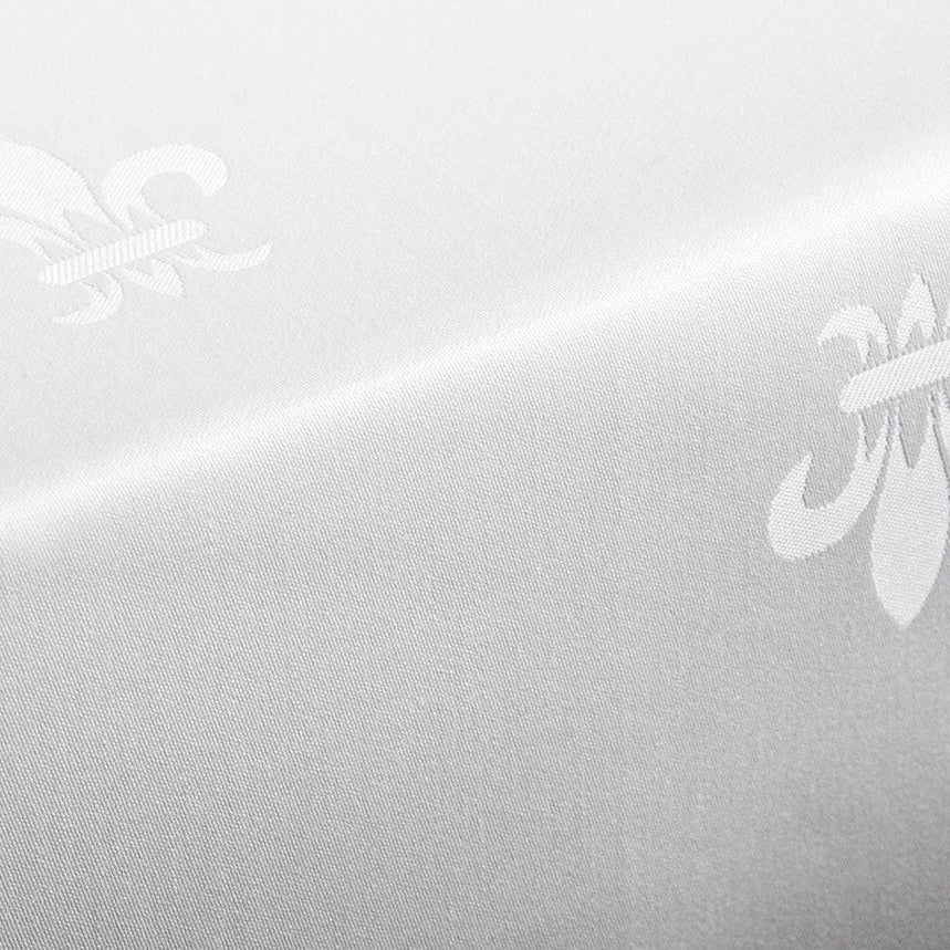 Elfenben Damask Borddug – Fransk Lily Jacquard Hotelkvalitet Borddug Bamar Lifestyle