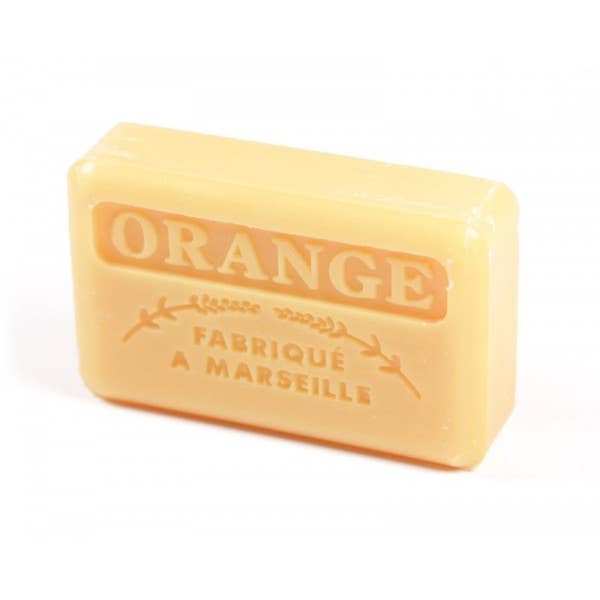 Marseille Sæbe Appelsin 125g - Håndlavet med Sheasmør Marseille sæbe Savons.nl - Savon de marseille distributeur