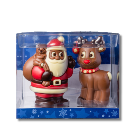 Chokolade Julemand og Rensdyr 150g