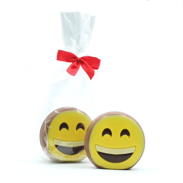 Mælkechokolade Smiley - 50 g ADG Diffusion