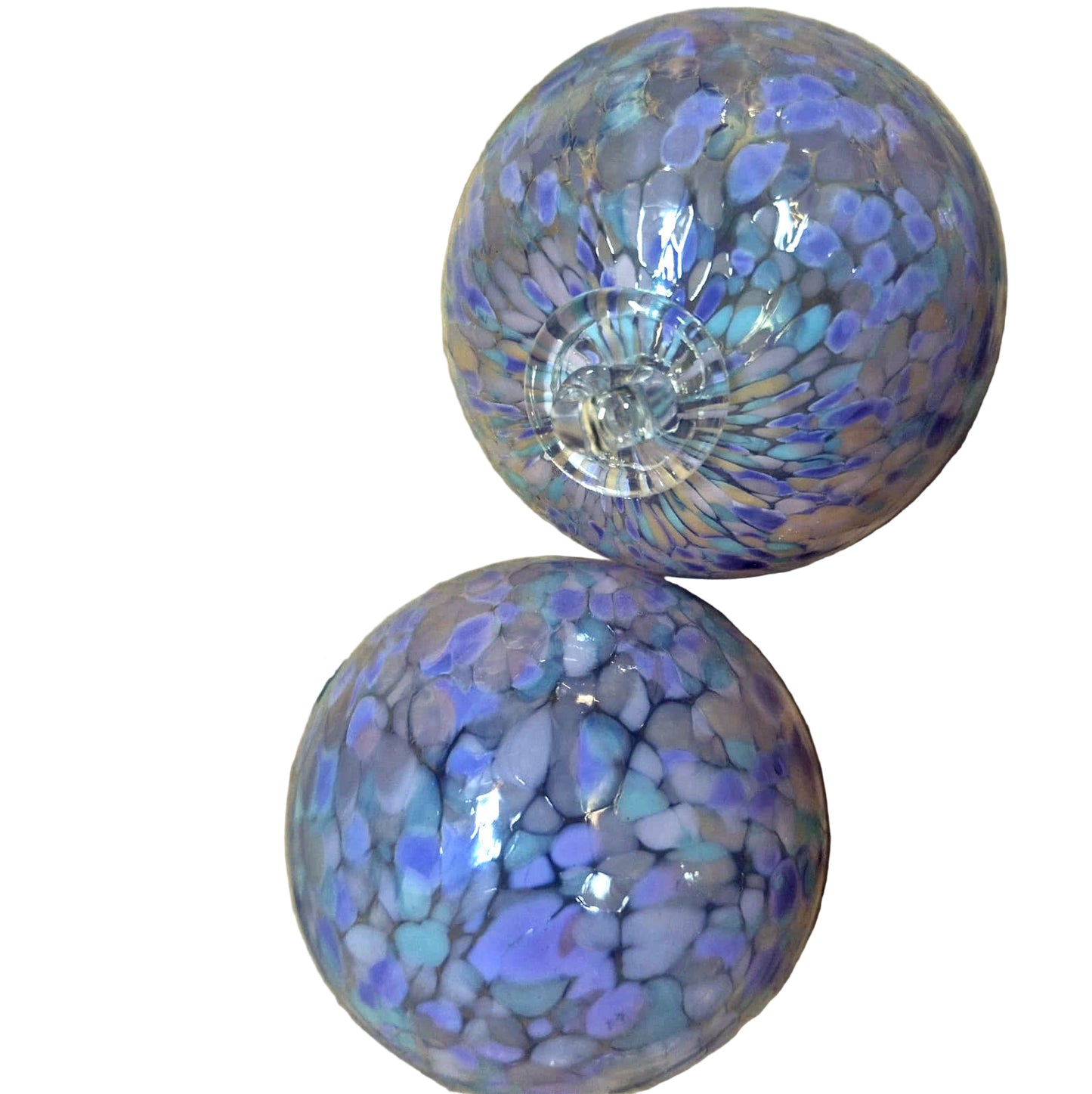 Anna Von Lipa Julekugle i Glas - Confetti Anna Von Lipa Lilla-Blå