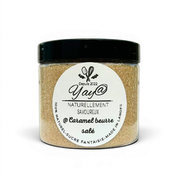Aromatiseret sukker – Salt karamel – 200g | ADG Diffusion Honning & Sødemidler ADG Diffusion