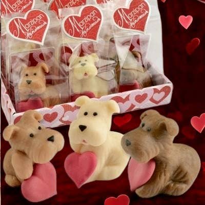 Marcipandyr med hjerte – Bamse, Kat & Hund ADG Diffusion
