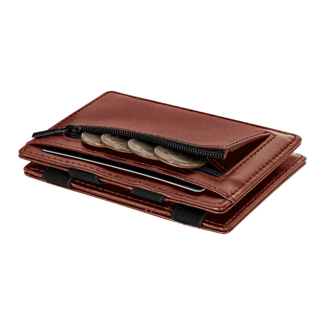 Flippung til Mænd i Naturlæder - RFID-Beskyttelse & Plads til 5 Kort | James Hawk Apparel & Accessories James Hawk