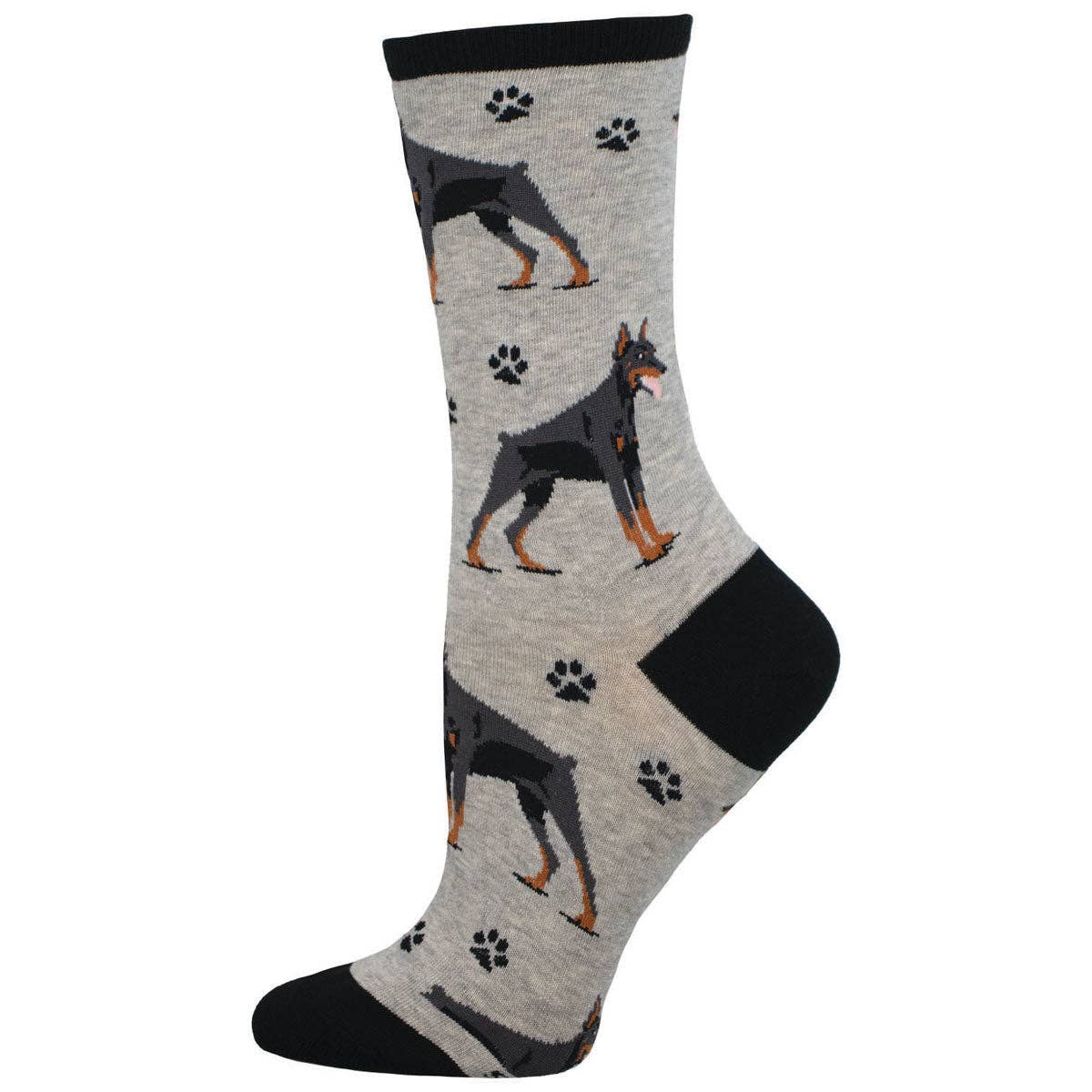 Sokker med doberman | Socksmith Sokker Socksmith Europe 36/40 Grå