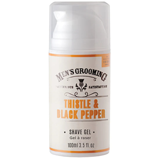 Shave gel 100 ml Thistle & black pepper - the scottish fine soaps company