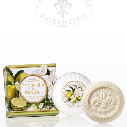 Italiensk håndsæbe Bergamotte & gardenia 100 gram