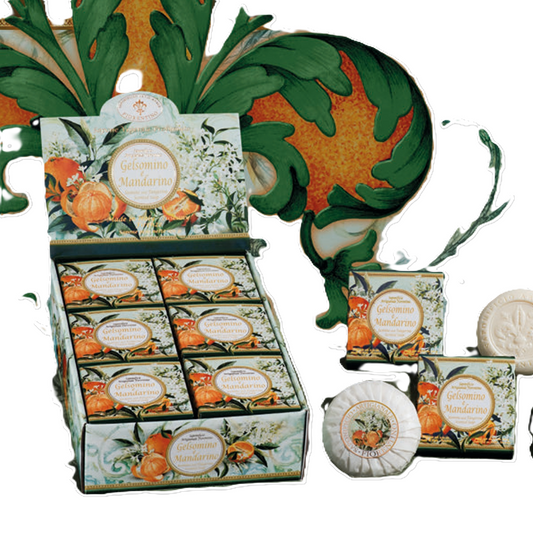 Italiensk håndsæbe Jasmin & mandarin 100 gram