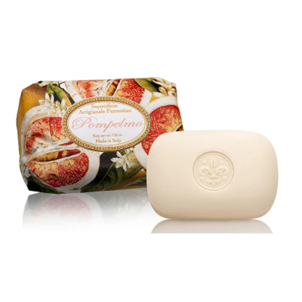 Italienske Vegetabilske Sæber 200g - Grapefrugt, Appelsin & Citron Saponificio Artigianale Fiorentino Grapefrugt