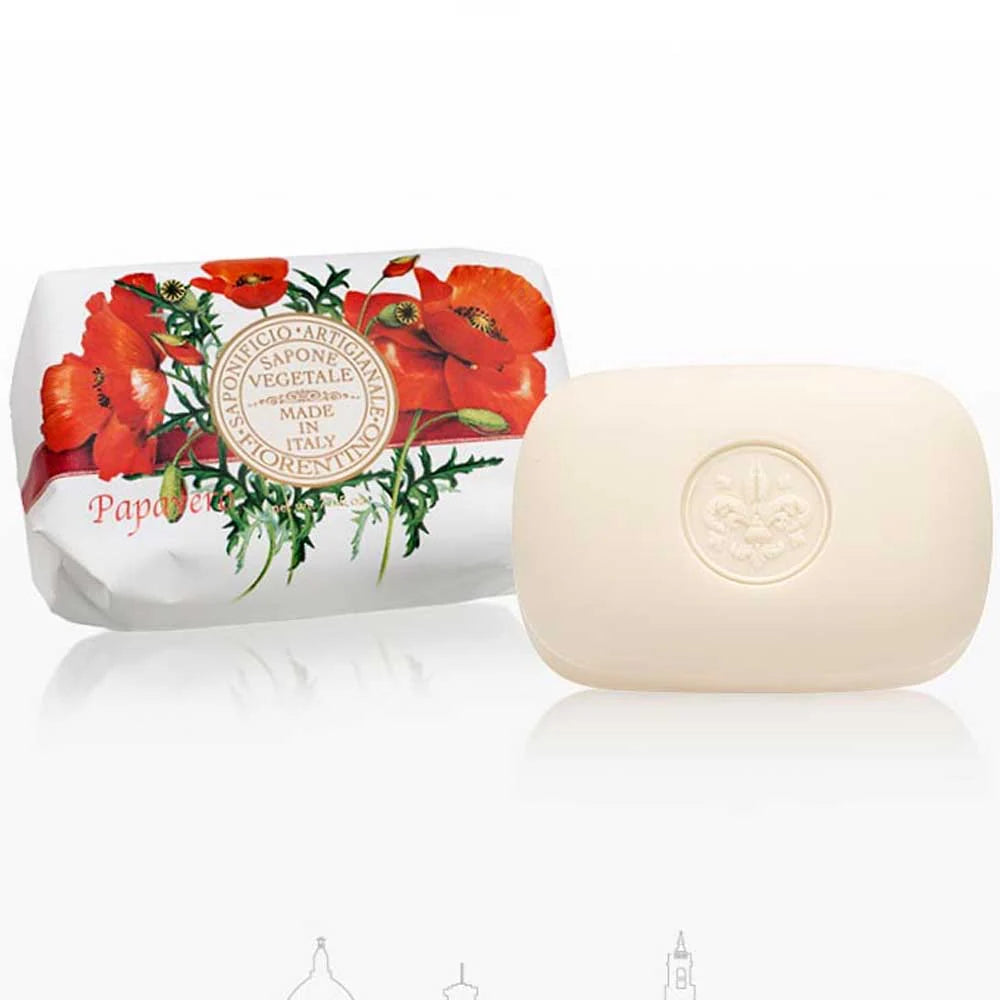 Håndsæbe Estate Fiorentina 200 g - Italiensk Forårsduft Saponificio Artigianale Fiorentino valmue