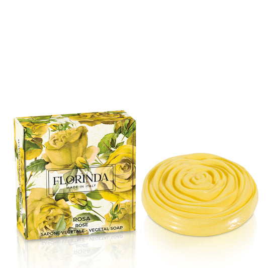 Italiensk håndsæbe gul rose - Florinda