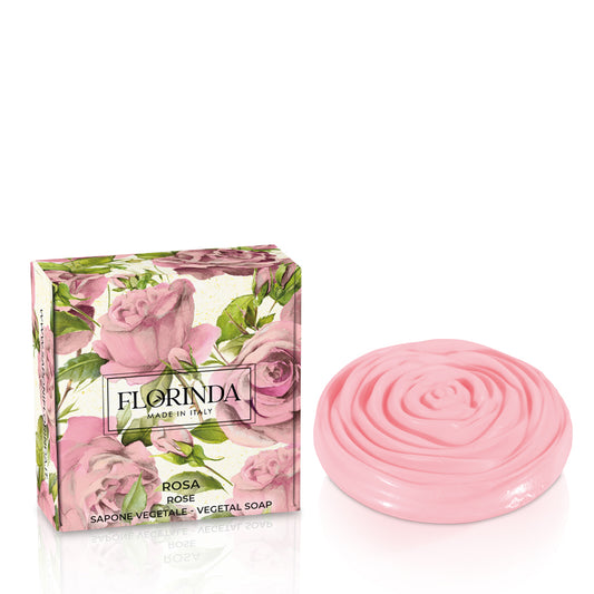 Italiensk håndsæbe rosa rose - Florinda