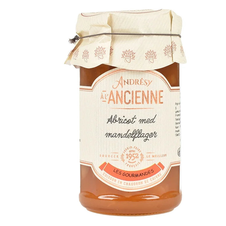 Abrikos med mandelflager Syltetøj - Andrésy Ancienne 270g Syltetøj & Marmelade Maison Andresy