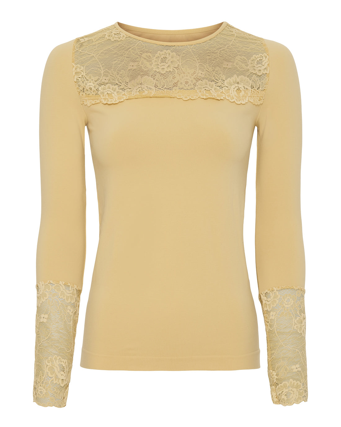 Nancy Langærmet Bluse med Blonde – Tim & Simonsen Tim & Simonsen Mango S/M