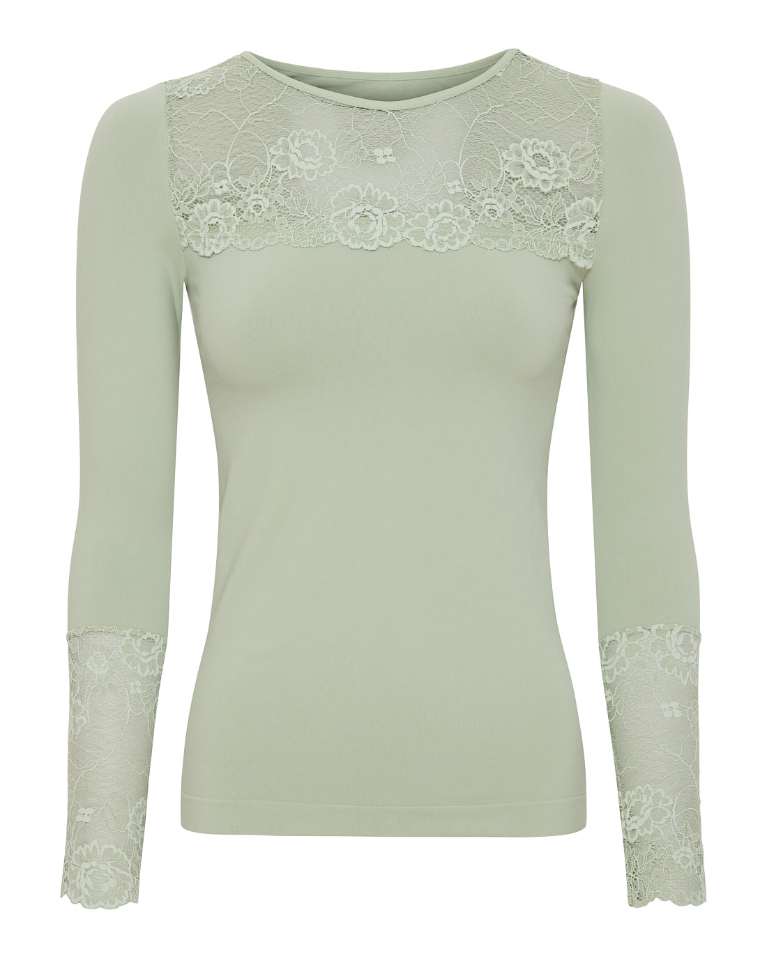 Nancy Langærmet Bluse med Blonde – Tim & Simonsen Tim & Simonsen Menta S/M