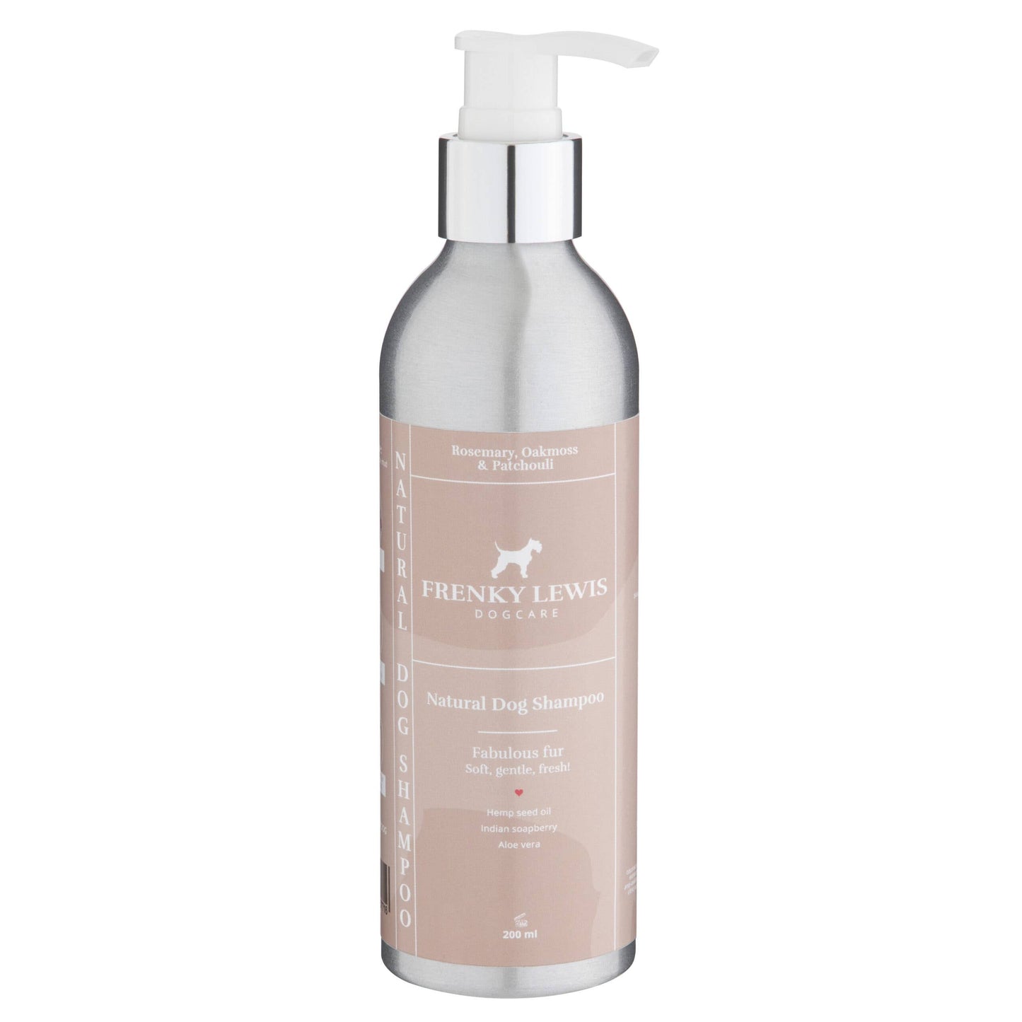 Hundeshampoo Sandeltræ, Jasmin & Vanilje - 100% Naturlig - 200ml Frenky Lewis