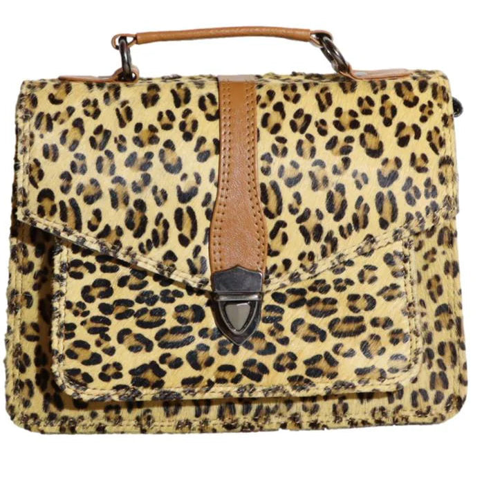 Skuldertaske Rita i genanvendt læder flere farver Saora