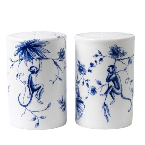 Salt- og Peberbøsser Aber - Porcelæn - Sæt med 2 stk. Heinen Delfts Blauw