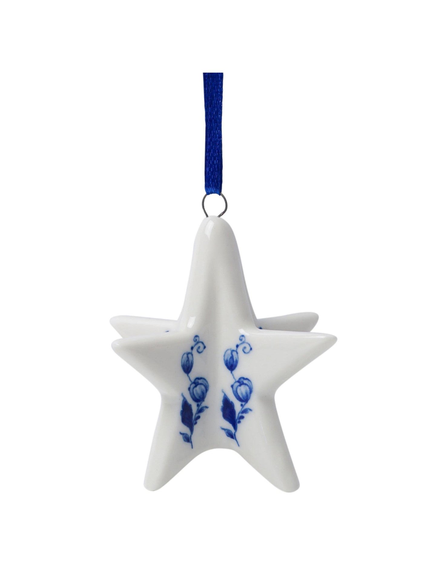 Keramisk juleornament med stjerne – Heinen Delfts Blauw Ornament Heinen Delfts Blauw