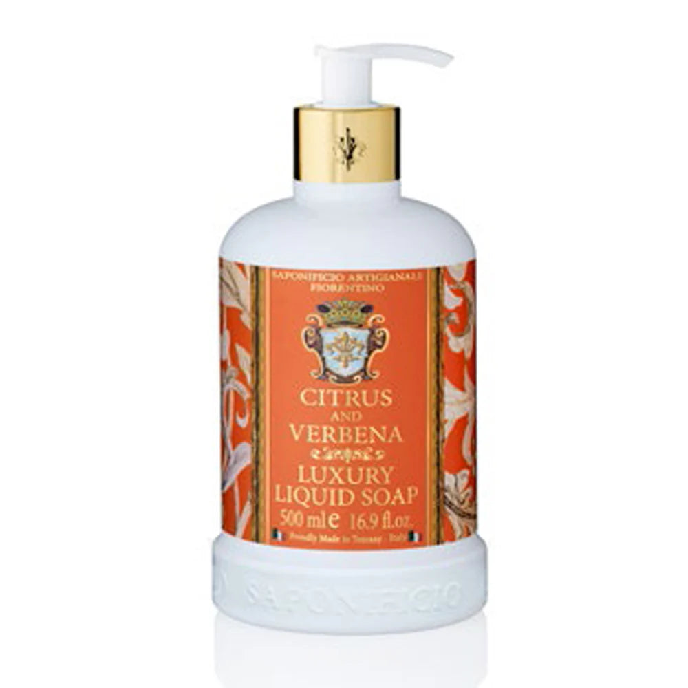 Luksus håndsæbe Citrus & Verbena 500ml Italiensk flydende sæbe Saponificio Artigianale Fiorentino