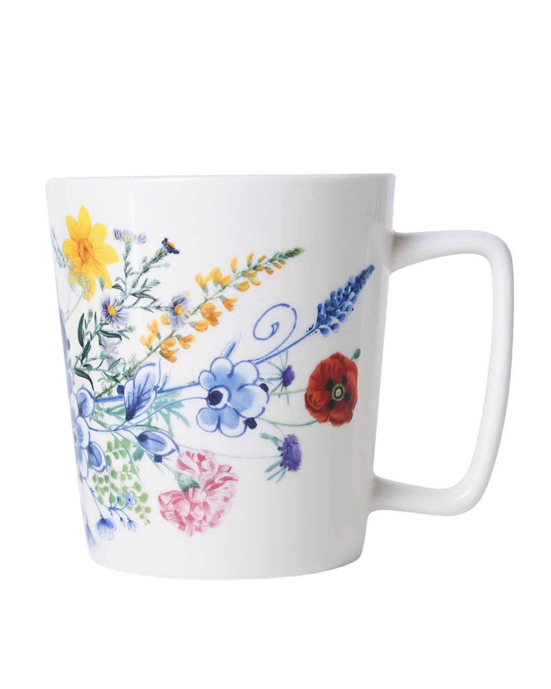 Krus med vilde blomster 300 ml – Heinen Delfts Blauw Krus Heinen Delfts Blauw