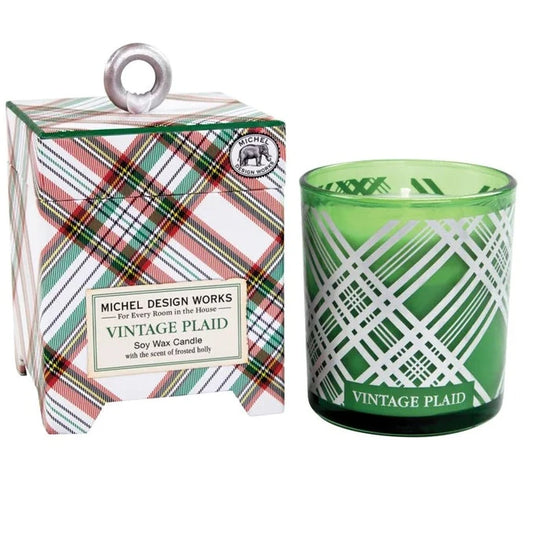 Duftlys Vintage Plaid Michel Design Works