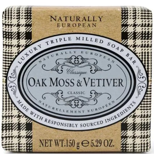 Triple milled soap Oak Moss & Vetiver 150g