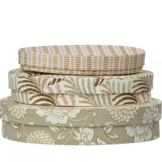 Oval boxes bungalow Fanny Beige